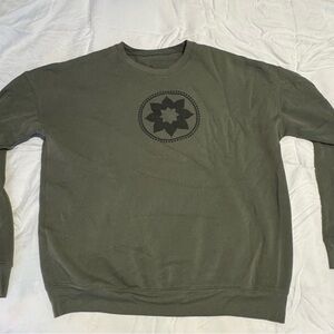 Olive Green Unisex Sweater
